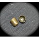 x10 embouts calotte en métal couleur bronze 8x7mm
