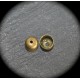x10 embouts calotte en métal couleur bronze 8x7mm