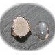2 supports de bagues dentelles bronze ovale  13x18mm