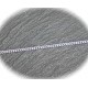 1 mètres CH 010Y  de chaine laiton argenté maillon plat 1mm argent silver