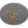 50 anneaux  couleur bronze  ,diametre 5mm epaisseur 0,4mm
