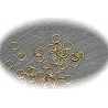 50 anneaux  couleur bronze  ,diametre 4mm epaisseur 0,5mm