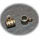 10 bélières métal couleur bronze esprit ethnique 10x8mm