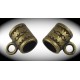 10 bélières métal couleur bronze esprit ethnique 10x8mm