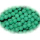 10 perles pierre jade vert émeraude 8mm rondes