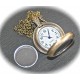 1montre a gousset bronze avec support cabochon 25mm