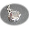 1montre a gousset argenté avec support cabochon 25mm