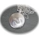 1montre a gousset argenté avec support cabochon 25mm