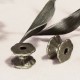 20 perles intercalaire bobine métal couleur bronze  5x7mm