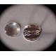 2 supports bague cabochon rond métal argenté silver 18mm