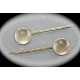 10 supports cabochon barrettes bronze 18MM