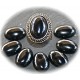 x1 cabochon de pierre semi précieuse d' ONYX 13x18mm