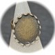 2 supports de bague ovale   bronze 18x24mm
