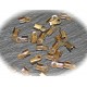 20 attaches rubans bronze 6X3MM