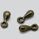 20 perles  goutte bronze 7mm