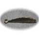 2 breloques feuilles metal couleur bronze bronze 59x26mm