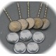 10 supports barrettes bronze  25mm