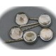 10 supports barrettes bronze  25mm