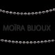 1 mètre chaîne CHC016Y  boule laiton ,1,5MM couleur argent silver clair