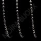 1 mètre  chaine boule  laiton argent silver 2mm