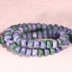 10 perles de jade océanique rondelles  abacus bleu marbré vert 6x4mm
