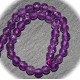 x10 perles d'améthyste  facetté 4mm