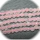 x10 perles de quartz rose facetté 4mm