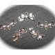 10 connecteurs noeud papillons métal argenté 20x5mm