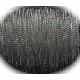 1 mètre  CH002Y chaine maillon plat 2mm platinium