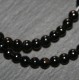 20 perles pierre semi-précieuse rondes d'onyx  véritable 3mm