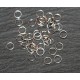 50 anneaux ouvert 3mm métal argenté epaisseur 0.3mm