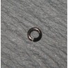 50 anneaux noirs 4mm,0.8mm epaisseur