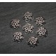 x20 calottes coupelles filigrane argenté 10mm