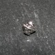 20 perles intercalaires métal argentées coniques  6mm