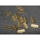 10 attaches ruban laiton couleur bronze 13x5mm