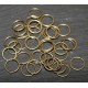 50 anneaux de jonction  ouvert  laiton couleur bronze 8mm epaisseur  0.8mm