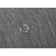 50 anneaux ouvert métal argenté silver clair  5mm epaisseur 0.7mm