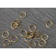 50 anneaux de jonction couleur bronze  10mm epaisseur 1mm