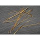 50 clous tête ronde  doré longueur  70 mm