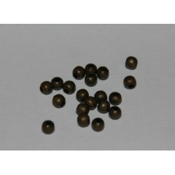 50 perles intercalaires laiton ronde diamètre 3mm