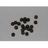 50 perles intercalaires laiton ronde diamètre 3mm