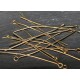 300 clous tête ronde laiton couleur bronze 40mm