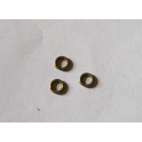 200 anneaux de liaison ouvert diamètre 3mm externe