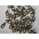 10 fermoirs  laiton bronze  mousqueton à ressort 12mm