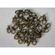 10 fermoirs  laiton bronze  mousqueton à ressort 12mm