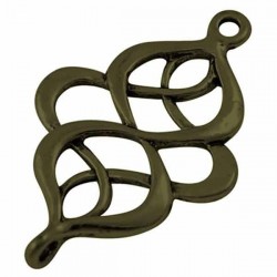 x10 connecteurs ciselés bronze 27x20mm