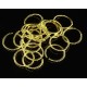 10 anneaux laiton or torsades rond ouvert 14mm