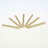 10 pendentifs  breloque batons laiton or 24kt rectangle 30x2mm
