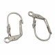 10 boucle d'oreille dormeuse acier19x11mm