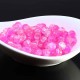 50 perles de verre craquelées 6mm rondes